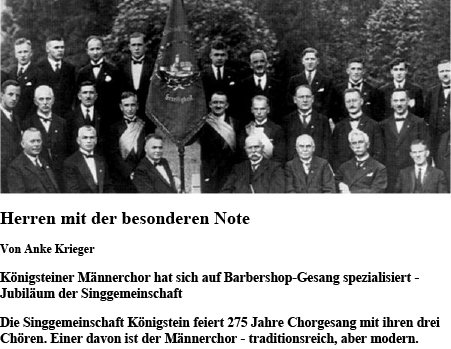 Herren mit der besonderen Note